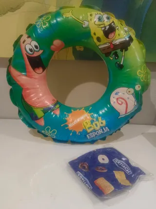 Flotador Bob Esponja y Patricio