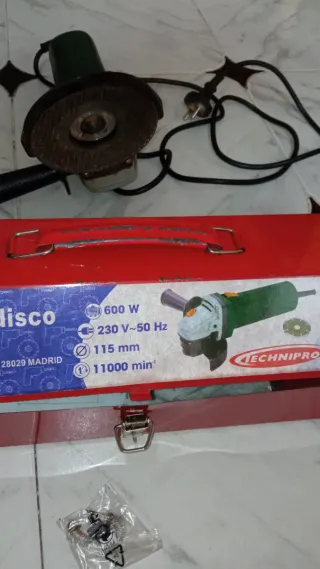 Amoladora Angular Technipro Verde