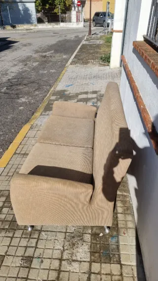 Sofás de diseño beige en tela.