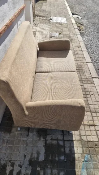 Sofás de diseño beige en tela.