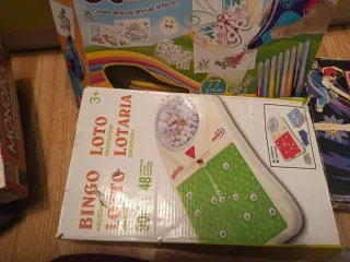 Lote 3 juegos: Spray, Bingo Loto, Monopoly Pokémon