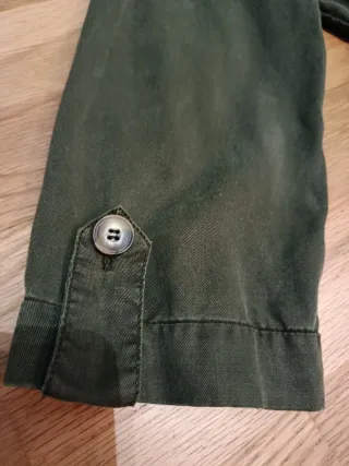 Vestido Zara verde militar talla M