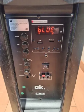 Altavoz Bluetooth Portátil OK Negro