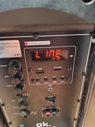 Altavoz Bluetooth Portátil OK Negro