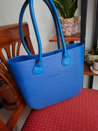 Scocca O bag mini blu