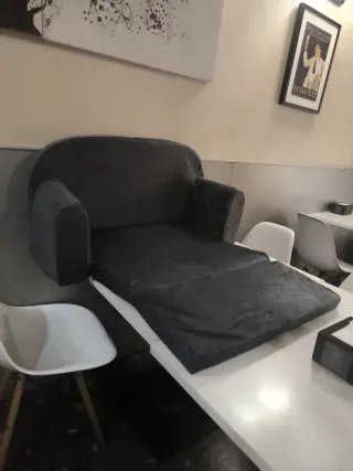 Sofá para mascotas Amazon gris