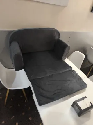 Sofá para mascotas Amazon gris