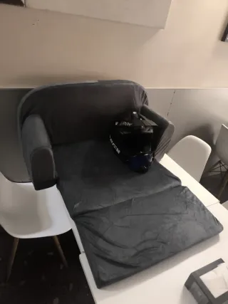 Sofá para mascotas Amazon gris