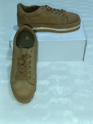 Zapatos ante marrón Talla 39