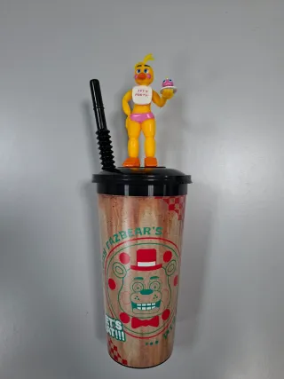 Five Nights at Freddy's 2 Vaso 50ml + Paja