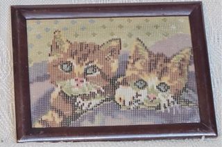 Kit Punto de Cruz Gatitos Manualidades