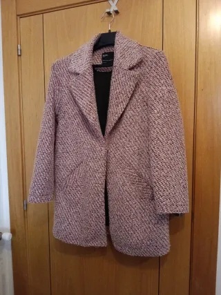 Parka burdeos y rosita Talla XS-S