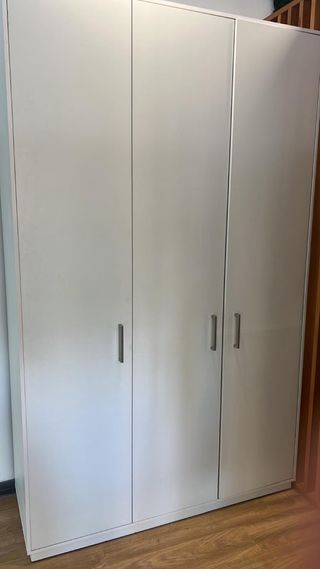 Armario 3 puertas blanco madera