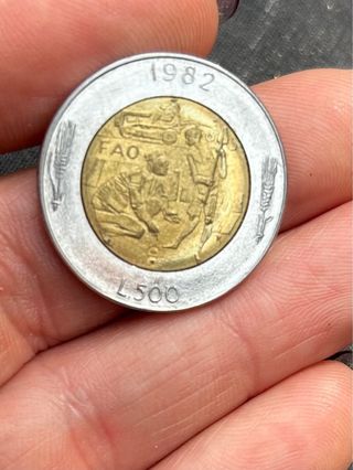 500 Lire 1982 FAO