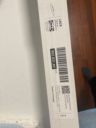 Estantería pared blanca Ikea Lack