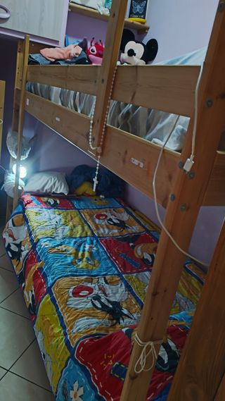 Letto a castello IKEA in legno
