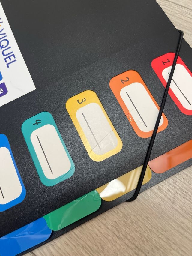 Viquel Rainbow Pasta Classificadora 8 posições