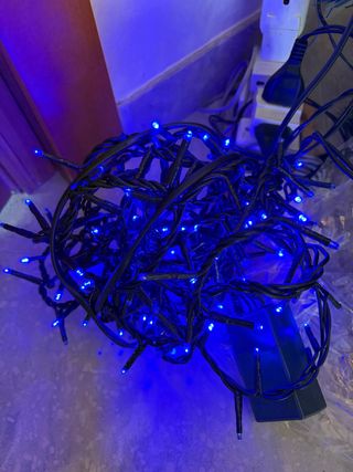 Luci Natale Blu 180 Micro Lampade