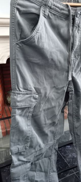 Calças Mulher Bolsos Laterais