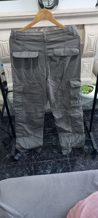 Calças Mulher Bolsos Laterais