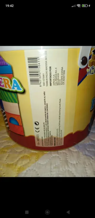 Bloques Madera 18 Meses