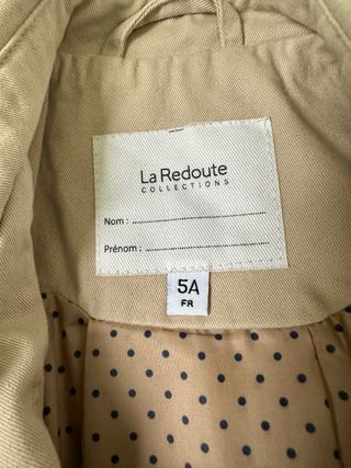 Gabardina niña La Redoute 5 años