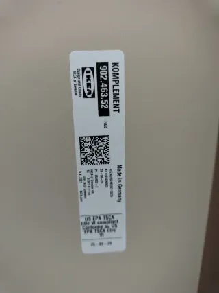 Cajón Ikea para interior de armario