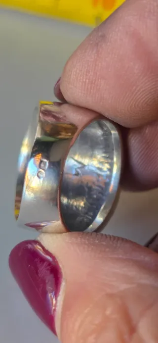 Anillo Plata de Ley con Marcasitas vintage