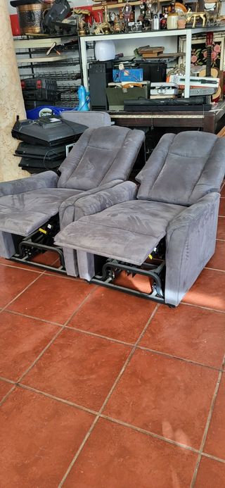 Poltrona relax elettrica rivestita