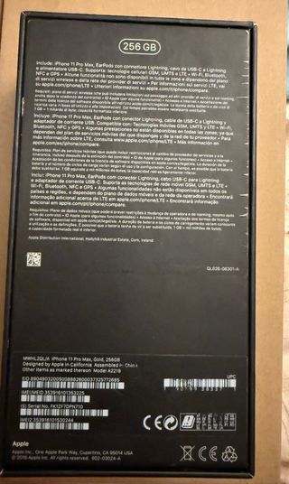 Caja iPhone 11 Pro Max