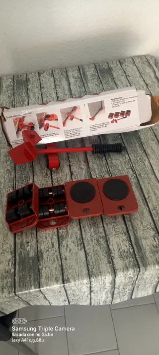 Kit Elevador Muebles con Ruedas