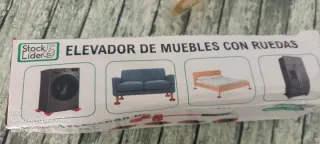 Kit Elevador Muebles con Ruedas