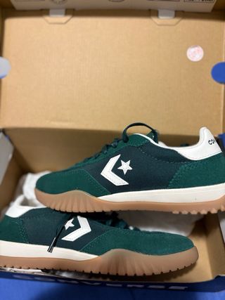 Zapatillas Converse Verdes y Marrones
