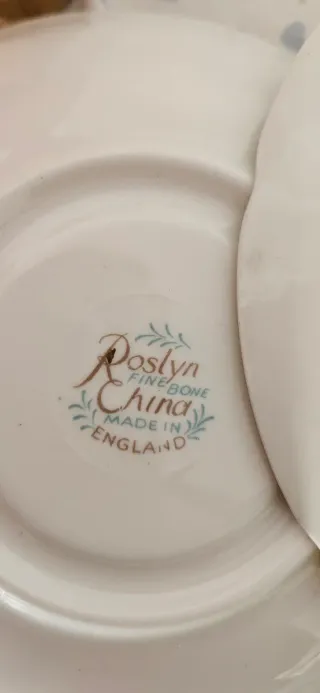 Set 4 piattini inglesi da tè in verde 1