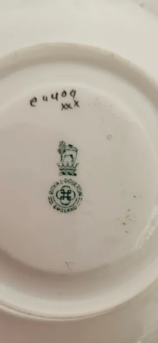 Set 4 piattini inglesi da tè in verde 1