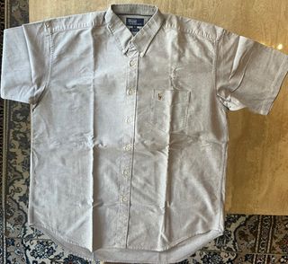 Camisa Polo Ralph Lauren Azul/Gris XL Algodón
