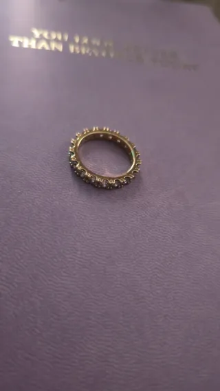 Anillo Pandora Oro y Plata