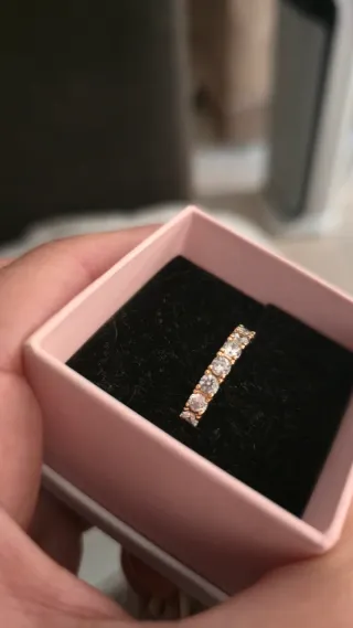 Anillo Pandora Oro y Plata