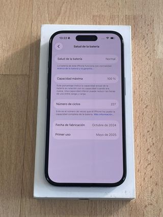 IPHONE 16 128GB NEGRO 100% OCASIÓN