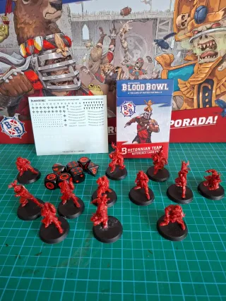 Equipo Bretoniano Blood Bowl Cartas Dados