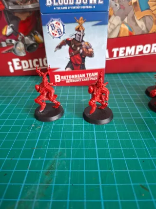Equipo Bretoniano Blood Bowl Cartas Dados
