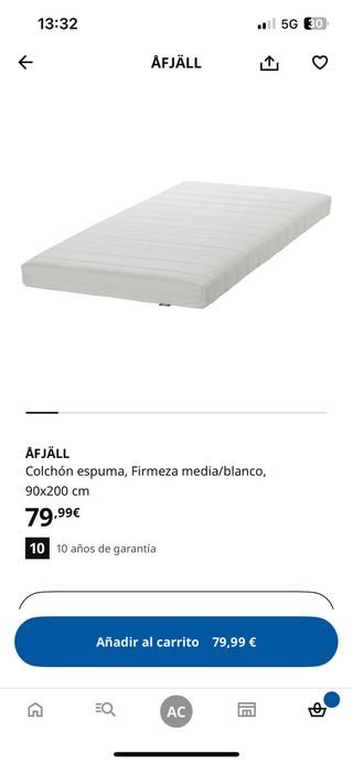 Cama nido Ikea blanca madera. Incluidos colchones.