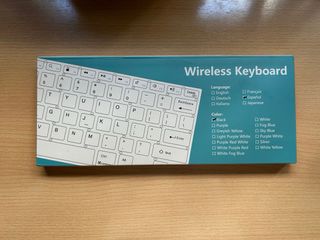 Teclado Inalámbrico Mayús Negro