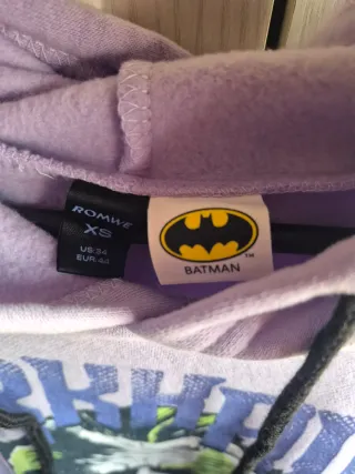 Sudadera Joker Arkham Asylum Morada