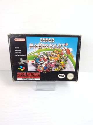 Super Mario Kart SNES PAL ITA con Scatola