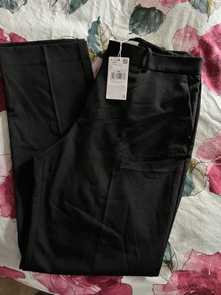 Pantalón Mango Negro Talla L/40