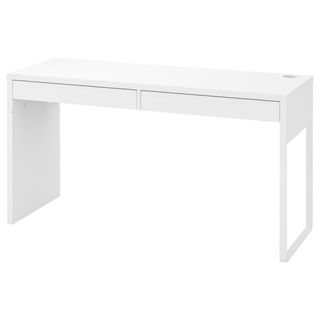 Escritorio IKEA MICKE blanco, 140 cm con 2 cajones