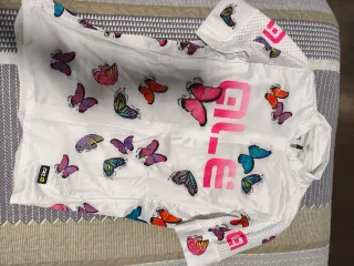 Camiseta ciclismo mujer Ale mariposas