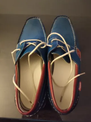Mocasines azules