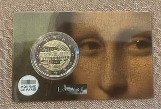 Set 2 Euro Louvre + Notre Dame 2025 Proof Coincard